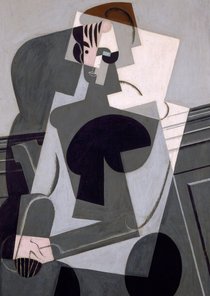 Kunstkaart van Juan Gris. Portret van een vrouw