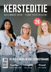 Magazine kersteditie alles aanpasbaar leuke binnenzijde