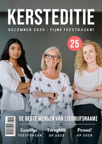 Magazine kersteditie alles aanpasbaar leuke binnenzijde