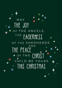 May the joy - kerstkaart
