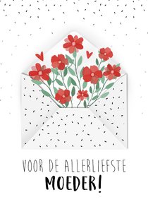 Moederdagkaart voor de allerliefste moeder!