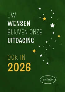 Nieuwjaar Uw wensen zijn onze uitdaging