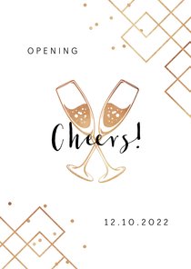 Opening cheers champagne