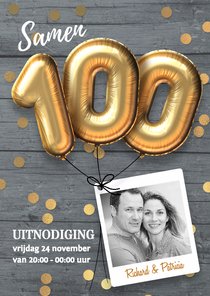 Samen 100 jaar uitnodiging