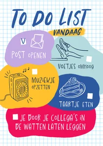 Secretaressedag to-do-list
