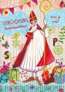 Sint uitnodiging pakjesavond Illustratie