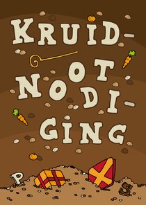 Sinterklaas kaart kruidnodiging