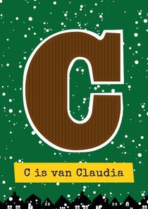 Sinterklaaskaart choco C