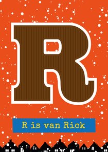 Sinterklaaskaart choco R