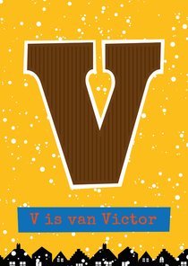 Sinterklaaskaart choco V