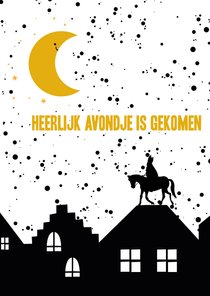 Sinterklaaskaart heerlijk avondje