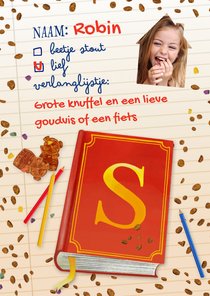 Sinterklaaskaart met het grote boek