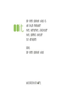 Sterkte gedicht 'Op een goede dag'