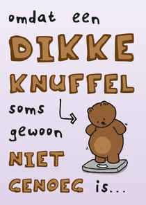 Sterkte kaart dikste knuffel ooit