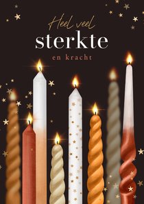 Sterkte kaart draaikaarsen lichtpuntjes sterretjes