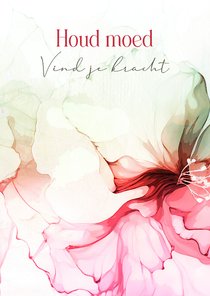 Sterktekaart flora waterverf golvend