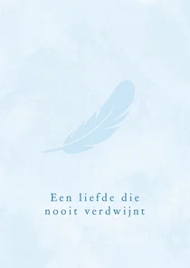 Sterktekaart gemis van een stilgeboren kleinzoon