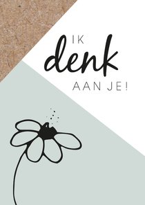 Sterktekaart 'Ik denk aan je'