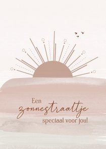 Sterktekaartje een zonnestraaltje speciaal voor jou