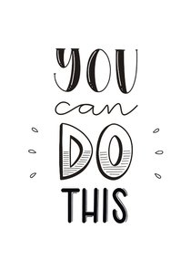 Succes kaart - You can do this