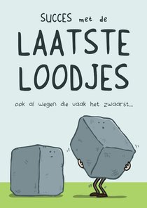 Succes met de laatste loodjes wenskaart