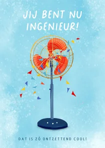 Super coole kaart met ventilator