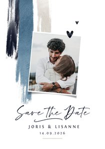 Trouwkaart save the date