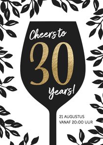 Uitnodiging 30 jaar Cheers