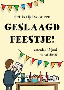 Uitnodiging Geslaagd feestje - alleen als jij er ook bent