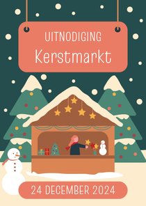 Uitnodiging kerstmarkt zakelijk