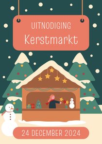 Uitnodiging kerstmarkt zakelijk