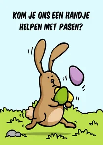 Uitnodiging Pasen handje helpen
