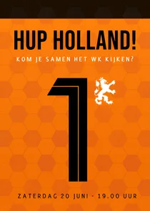 Uitnodiging samen wedstrijd voetbal kijken