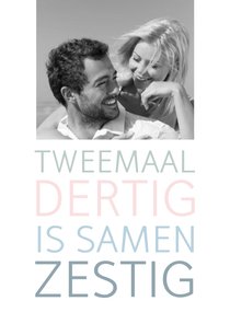 Uitnodiging samen zestig jaar