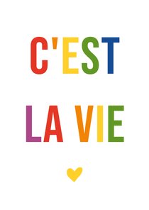 Uitnodiging songfestival kijken - c'est la vie!