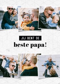 Vaderdag fotocollage jij bent de beste papa grafisch