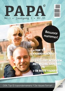 Vaderdag Tijdschrift Blauw Foto