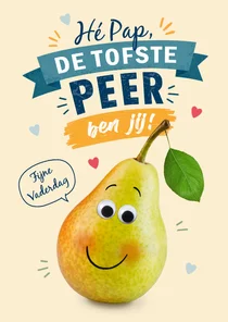 Vaderdagkaart tofste papa peer