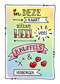 Valentijn knuffels en kusjes