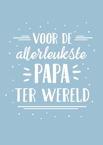 Valentijnskaart handlettering voor de liefste papa of opa