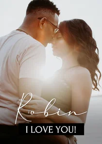 Valentijnskaart met grote eigen foto en naam