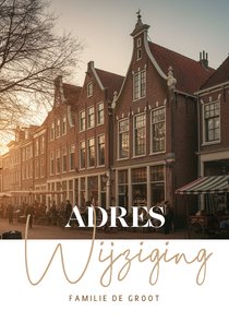 Verhuis fotokaart adreswijziging