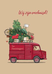 Verhuis kerstkaart HY rood 