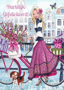 Verjaardag Illustratie fiets