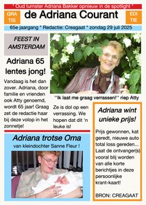 Verjaardag persoonlijke Krant