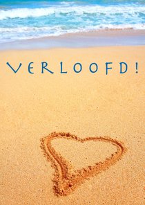 Verloofd op het strand