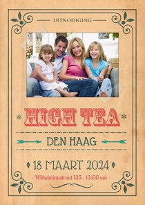 Vintage poster High Tea 1LS3