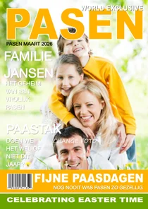 Vrolijk pasen tijdschrift eigen foto
