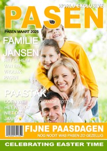 Vrolijk pasen tijdschrift eigen foto