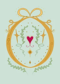 Wenskaart Duchenne Parent Project barok